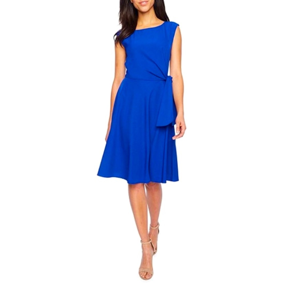 EUC Chelsea Rose Royal Blue Cocktail Dress- Sz 8